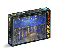 D-Toys Puzzle Vincent Van Gogh - Nuit Etoilée Sur Le Rhône 1000 pieces