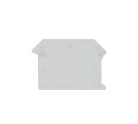 D-UK5-TWIN for accessoires de bornier UK5-TWIN, plaque de protection d'extrémité, borniers for rail DIN, 10 pièces