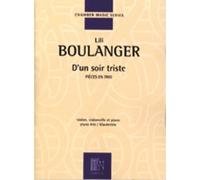 D' Un Soir Triste / Score + Parties