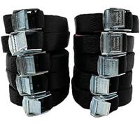 D&W THE MOTION CORPORATION D&W Lot de 10 Sangles de Serrage 125 daN 25 mm x 5 m