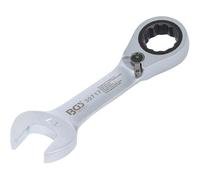 D-Work Clé Mixte à Cliquet Courte Réversible 17 mm - Précision et Maniabilité, Acier, Zones Difficiles