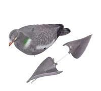 D0ve Leurres de pigeon, ensemble de leurres réglables d0ve | Attirant en forme de pigeon avec ailes rotatives, décoration de cour extérieure, équipement de chasse pour champs et terres cultivées 33 x