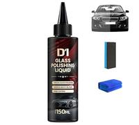 D1 Glass Polishing Liquid, Bianca Glass Polishing Liquid D1, Anti-Fog Hydrophobic Coating Spray, Compound Windshield Cleaner, Scratches, Wiper Marks & Oil Film (1Pcs)