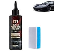 D1 Glass Polishing Liquid,Car Glass Polishing Compound Kit,Anti Fog Hydrophobic Coating Spray, Oil Film Remover,Removes Swirls, Scratches,Wiper Marks & Oil Film (1 pcs)