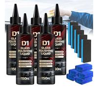 D1 Glass Polishing Liquid, Deep Scratch Remover For Cars, Glass&Repair&Polishing&Protection, Multifunctional Quick Repair,Ultimate Paint Restorer (5PCS)