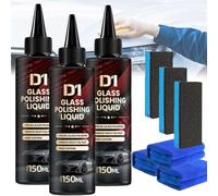 D1 Glass Polishing Liquid, Deep Scratch Remover For Cars, Glass&Repair&Polishing&Protection, Multifunctional Quick Repair,Ultimate Paint Restorer (3PCS)