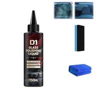 D1 Glass Polishing Liquid, liquide de polissage pour vitres auto, nettoyant pour vitres et dégraissant, élimine les traces d'essuie-glace, les rayures (1)