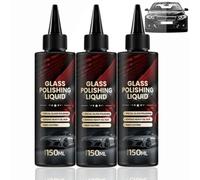 D1 Glass Polishing Liquid,Liquide De Polissage Pour Vitres De Voiture,Nettoyant Polonais Pour Vitres Brillantes,Détails Automobiles Pour Une Conduite Sûre,Windshield Cleaner Oil Film Remover (3PC)