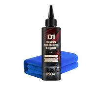 D1 Glass Polishing Liquid - Windshield Oil Film Remover & Hydrophobic Anti-Fog Coating, Removes Scratches, Swirls, Wiper Marks - Long-Lasting Polish & Degreaser (1pcs)