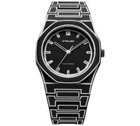 D1 Milano Black Sketch D1-PCBJ33 - Homme - 41 mm - Quartz - Verre minéral