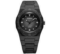 D1 Milano Carbon Diver D1-PDBJ01 - Homme - 41 mm - Analogique - Quartz - Verre minéral
