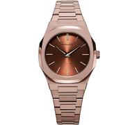 D1 Milano Montre analogique à cadran marron pour femme - UTBL15, marron, marron