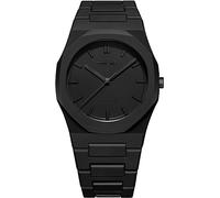 D1 Milano Montre pour homme en polycarbone avec cadran noir PCBJ10, Noir , Bracelet