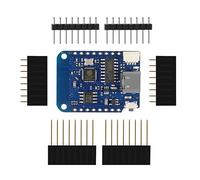 D1 Mini V4.0.0 ESP8266 Carte de développement WiFi | USB Type-C | Flash 4 Mo | Module IoT compatible Arduino IDE et MicroPython | Contrôleur domotique intelligente