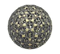 D100 Metal Dice - Single Metal Polyhedral Dice | 100 Sided