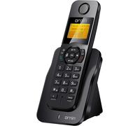 D1005 Téléphone Fixe sans Fil DECT,Mains Libres,Identification de l'appelant/Appel en Attente,Technologie ECO,Injection d'huile en Caoutchouc(Pack Solo,Noir)