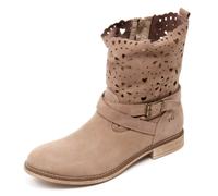 D1090 stivale bimba NERO GIARDINI JUNIOR tortora suede boot kid