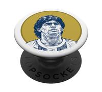 D10S Dios, légende du Football de Saint Diego Maradona PopSockets PopGrip Adhésif