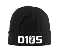 D10S Tricoté Chapeau Femmes Hommes Crânes Bonnets Chapeaux Acrylique Diego Armando Maradona Argentine Football Soccer Légende Crochet Cap
