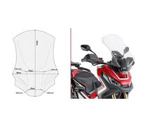 D1156ST Pare-Brise GIVI Spoiler Honda X-ADV 2017