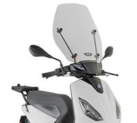 GIVI BULLE INCOLORE HONDA SH125/150/350 '20 ET NIU MQI GT ET SUPER SOCO CUX '21 (D1181ST)