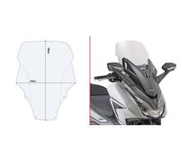 D1187ST GIVI Pare-Brise Transparent pour Honda Forza 125 2021 2022