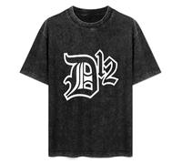 D12 Rap Hip Hop Logo Mens Funny Unisex T-Shirts Graphic Print Black Tee XL