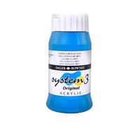 [D129500112] DALER ROWNEY Flacon 500ml Peinture Acrylique System Bleu céruléum