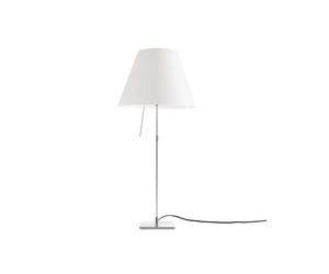 D13 Costanza lampe de table réglable en hauteur avec variateur sensoriel version complète pied en aluminium et diffuseur blanc Luceplan - 8033433845087