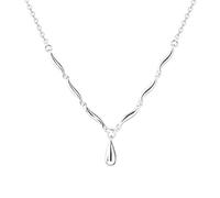D1675 Collier en argent sterling Motif vague