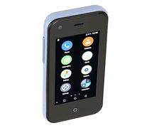 D18 Mini Téléphone Mobile, Mini 3g pour Smartphone, Écran Tactile de 2,5 Pouces, WiFi Double Sim, 1gb 8gb Quad Core Téléphone Portable Déverrouillé 1580mah avec étui de Téléphone (Gris Bleu Clair)