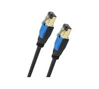 D1C19354 RJ45 Câble réseau, câble patch CAT 8.1 3.00 m noir