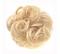 D1DCOHB Hair Bun， Chignons Cheveux élastiques Extensions de Cheveux en désordre postiche Updo(M18/613)