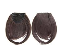 D1DCOHB Hair Bun, Postiche d'extensions de Cheveux Amincissants de Toupet Invisible Noir de Frange Courte(M2/33)
