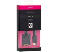 Câble HDMI mâle/ DVI mâle 2 m DVI-D 24+1