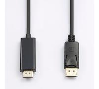 D2 Câble DisplayPort vers HDMI, Résolution 4K, 2m, Noir