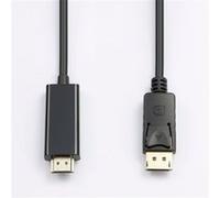 Cable DisplayPort vers HDMI 2m M/M Systeme verrouillage (Noir)
