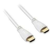 Câble HDMI mâle/mâle D2 Diffusion - 1,5m - blanc Blanc