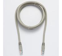 D2 Diffusion Câble RJ45 droile mâle 2m Blindage U/UTP - Cat 6 - Coloris Gris