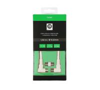 D2 Diffusion D2COAX150COUD2 câble coaxial 1,5 m 9.52 mm Blanc