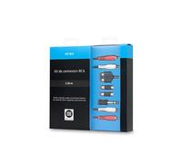 D2 Diffusion D2KITRCA câble audio 2,5 m 2 x RCA Noir