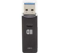 D2 Diffusion Lecteur cartes SD/microSD D2LECSDUSB3 USB 3.2 Gen1 (3.1) Noir