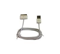 D2 Diffusion - Câble de chargement / de données - Apple Dock mâle pour USB mâle - 1 m - blanc - pour Apple iPad/iPhone/iPod (Apple Dock)