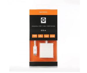 D2 Diffusion D2USBCHDMIFADP adaptateur graphique USB Blanc