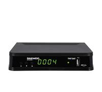 D2 Diffusion Daewoo Décodeur Satellite DVB S/S2 - TNT Sat - avec Carte d'abonnement Incluse - Dolby Digital Plus - AC3 - Tuner - EPG - avec télécommande