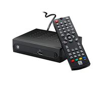 D2 DiffusionDécodeur TNT HD DVBT2 Full HD 1920*1080 Compatible H265 Noir