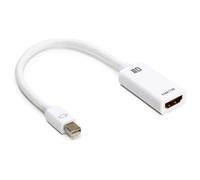 D2 Diffusion - High Speed - adaptateur vidéo - HDMI femelle pour Mini DisplayPort mâle - 15 cm - support 1080p