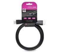 D2 Diffusion - High Speed - câble HDMI - HDMI mâle pour HDMI mâle - 1.5 m - noir - support 2160p, support vidéo 3D