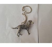 D20 Labrador fabriqué à partir de Fin Anglais en étain sur Un Serpent Porte-clés fabriqué à la Main avec Prideindetails Emballage Cadeau Fait à la Main en Sheffield