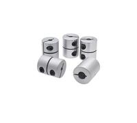 D20L25 Rigid Shaft Coupler 3D Printer Part Aluminium Alloy Lead Screw Coupling 4/5/6/6.35/7/8 For Step servo electronic starter Accessories IINKUEYK(6x8)